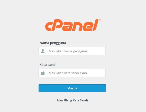 login cpanel