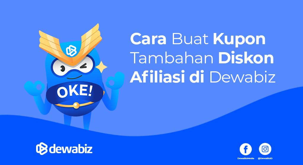 Cara Buat Kupon Tambahan Diskon Afiliasi di Dewabiz