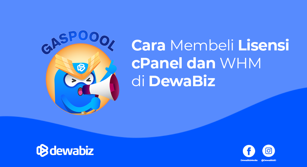 Cara Membeli Lisensi cPanel dan WHM di DewaBiz