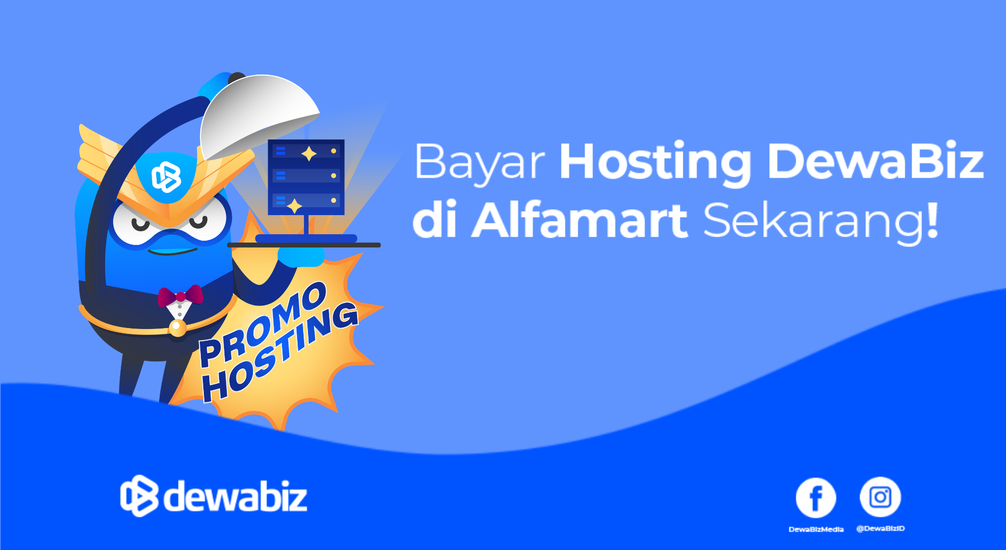 Bisa Bayar Hosting DewaBiz di Alfamart!
