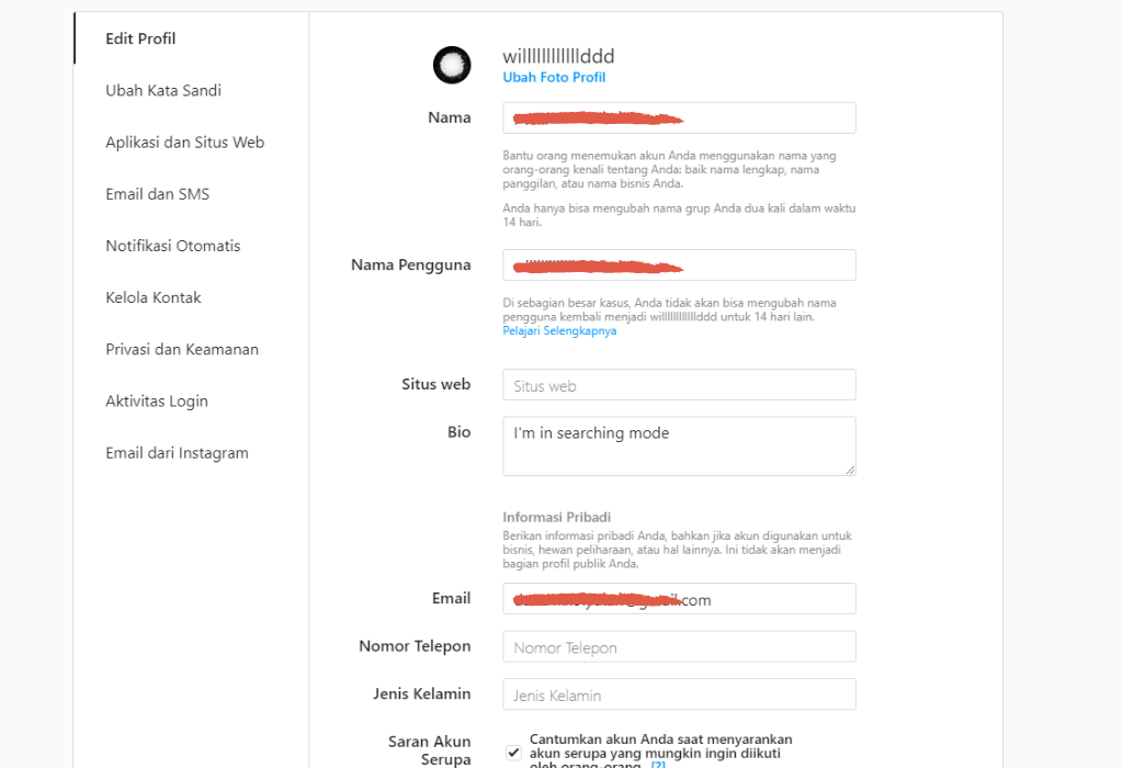 Cara Menonaktifkan Instagram Sementara