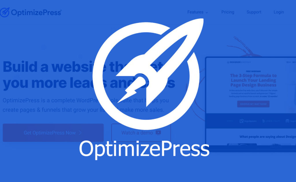 plugin landing page WordPress