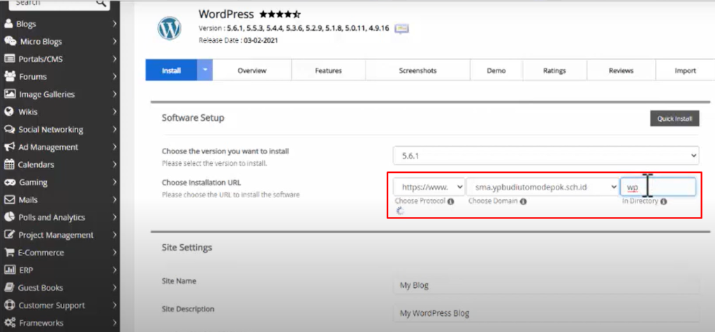 Cara Membuat Subdomain di WordPress
