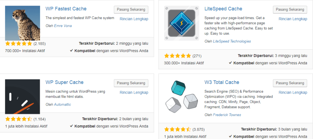 Cara Mempercepat Website WordPress