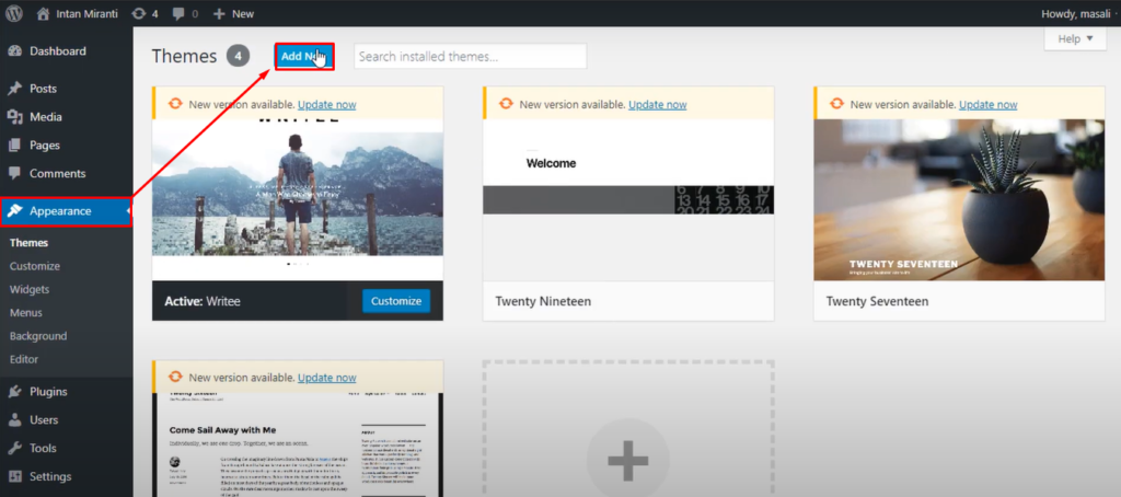 Cara Mengganti Tema WordPress