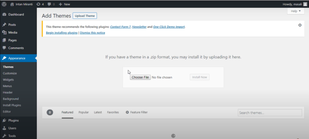 Cara Mengganti Tema WordPress