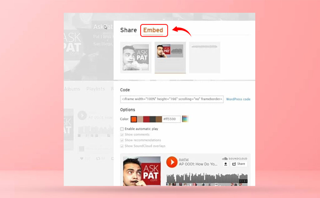 cara memasang audio ke wordpress